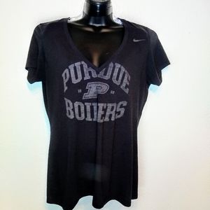 Nike Purdue Boilers Women's  Dark Gray Slim Fit XL
